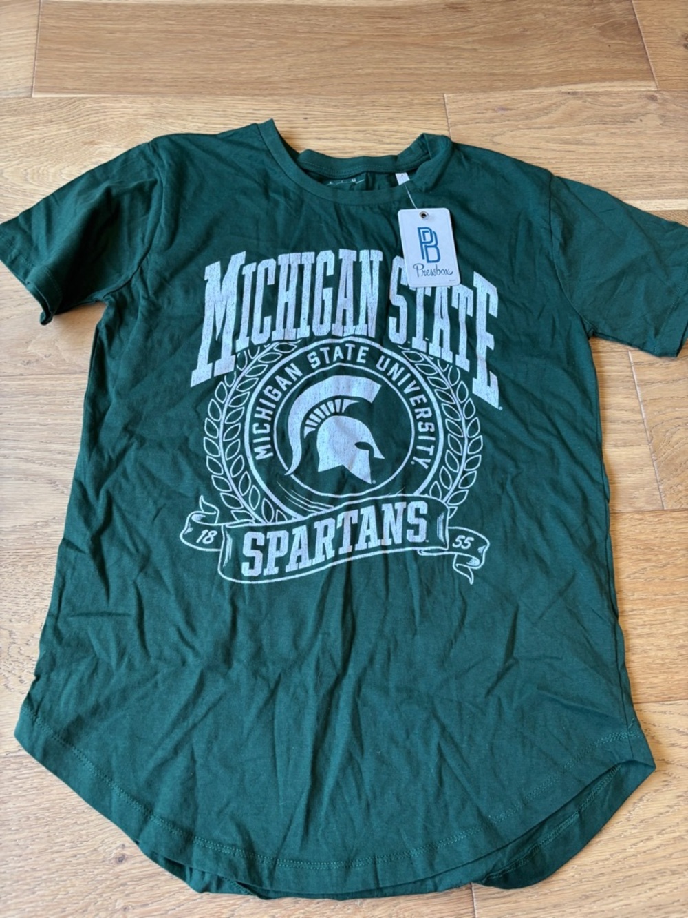 NWT Michigan state spartans tee shirt super soft womens large